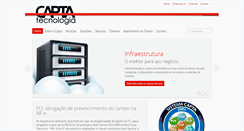 Desktop Screenshot of capta.com.br