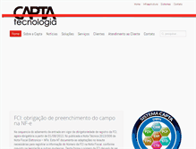 Tablet Screenshot of capta.com.br